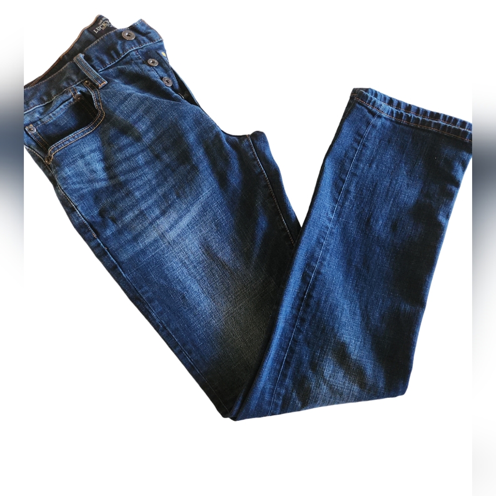 LUCKY Brand jeans, Women's blue jeans, straight leg, 121 heritage, Size … - Picture 4 of 9